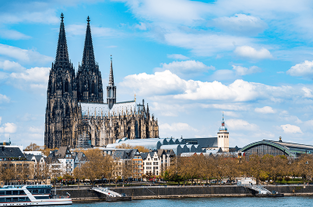 Köln mit Sicht auf den Dom